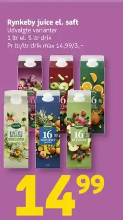 Løvbjerg Rynkeby juice el. saft tilbud