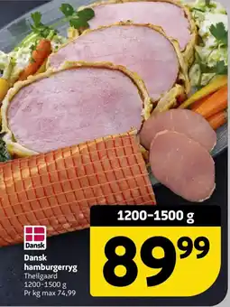 Løvbjerg Dansk hamburgerryg tilbud
