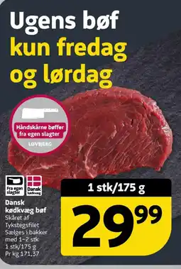 Løvbjerg Dansk kødkvæg bøf tilbud