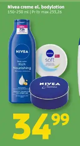Løvbjerg Nivea creme el. bodylotion tilbud