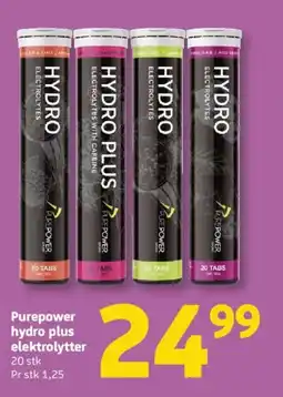 Løvbjerg Purepower hydro plus elektrolytter tilbud