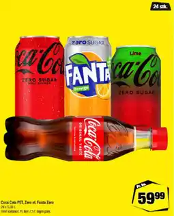 Calle Coca Cola PET, Zero el. Fanta Zero tilbud