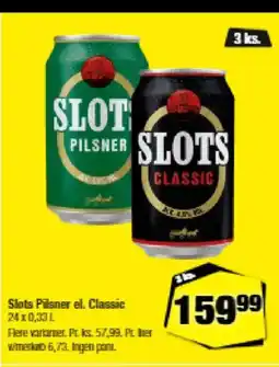Calle Slots Pilsner el. Classic tilbud