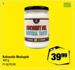 Calle Kokosolie Økologisk tilbud