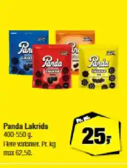 Calle Panda Lakrids tilbud