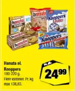 Calle Hanuta el. Knoppers tilbud