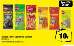 Calle Malaco Snere, Stjerner el. Strimler tilbud