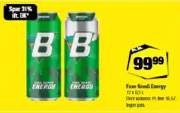 Calle Faxe Kondi Energy tilbud