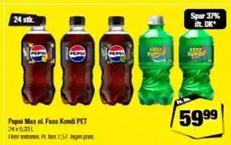 Calle Pepsi Max el. Faxe Kondi PET tilbud