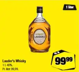 Calle Lauder's Whisky tilbud