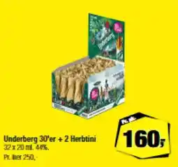 Calle Underberg 30'er + 2 Herbtini tilbud
