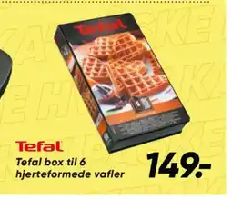 Bilka Tefal box til 6 hjerteformede vafler tilbud