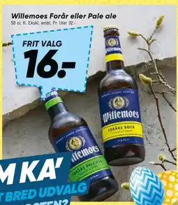 Bilka Willemoes Forår eller Pale ale tilbud