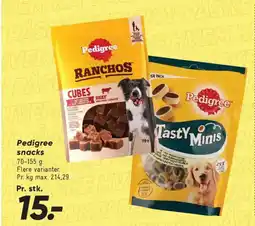 Bilka Pedigree snacks tilbud