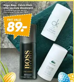 Bilka Hugo Boss, Calvin Klein eller Lacoste deodorant tilbud