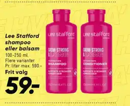 Bilka Lee Stafford shampoo eller balsam tilbud