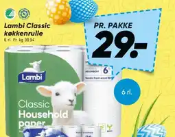 Bilka Lambi Classic køkkenrulle tilbud