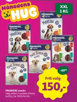 Maxi Zoo PREMIERE snacks tilbud