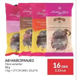 Nielsen's Discount AB Marcipanæg tilbud
