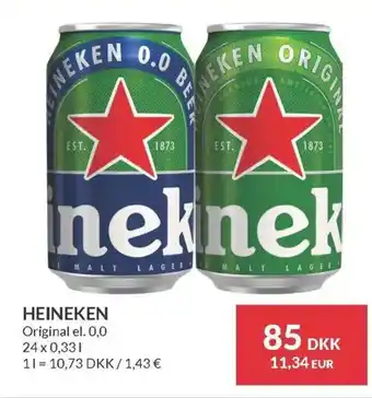 Nielsen's Discount HEINEKEN tilbud