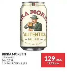 Nielsen's Discount BIRRA MORETTI tilbud