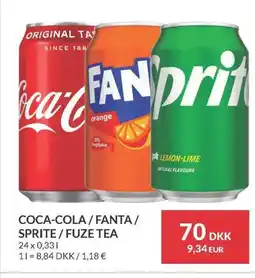 Nielsen's Discount COCA-COLA/FANTA/ SPRITE / FUZE TEA tilbud