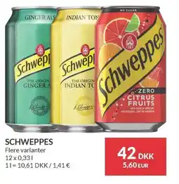 Nielsen's Discount SCHWEPPES tilbud