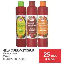 Nielsen's Discount HELA Curryketchup tilbud