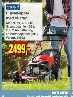 Harald Nyborg Plæneklipper med el-start tilbud