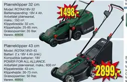 Harald Nyborg Plæneklipper 43 cm tilbud