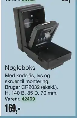 Harald Nyborg Nøgleboks tilbud