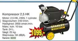 Harald Nyborg Kompressor 2,5 HK tilbud