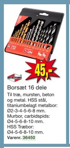 Harald Nyborg Borsæt 16 dele tilbud