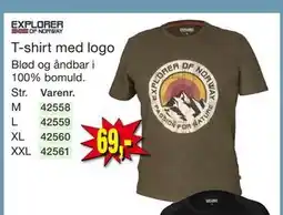 Harald Nyborg T-shirt med logo tilbud