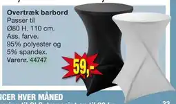 Harald Nyborg Overtræk barbord tilbud