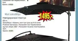 Harald Nyborg Hængeparasol med lys tilbud