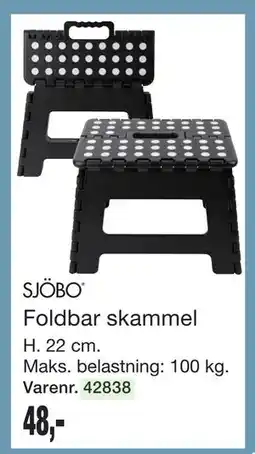 Harald Nyborg Foldbar skammel tilbud