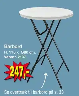 Harald Nyborg Barbord tilbud