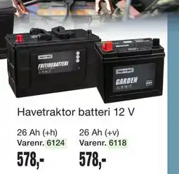 Harald Nyborg Havetraktor batteri 12 V tilbud