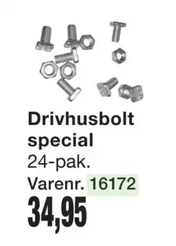 Harald Nyborg Drivhusbolt special tilbud