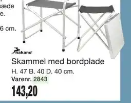 Harald Nyborg Skammel med bordplade tilbud