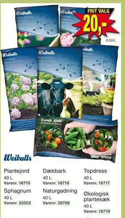 Harald Nyborg Plantejord ,Sphagnum, Dækbark ,Naturgødning, Topdress, Økologisk plantesæk tilbud