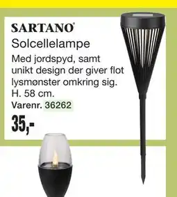 Harald Nyborg Solcellelampe tilbud