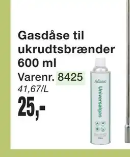 Harald Nyborg Gasdåse til ukrudtsbrænder 600 ml tilbud
