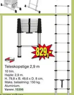 Harald Nyborg Teleskopstige 2,9 m tilbud