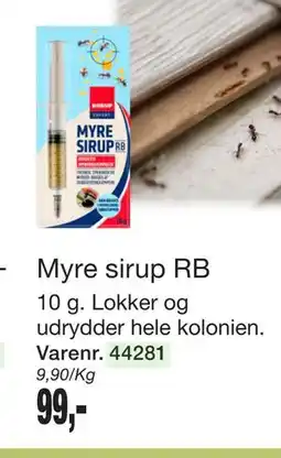 Harald Nyborg Myre sirup RB tilbud
