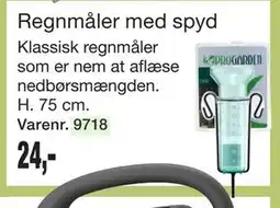 Harald Nyborg Regnmåler med spyd tilbud