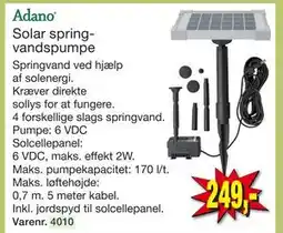 Harald Nyborg Solar springvandspumpe tilbud