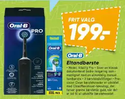 Bilka Oral-B PRO eltandbørste tilbud
