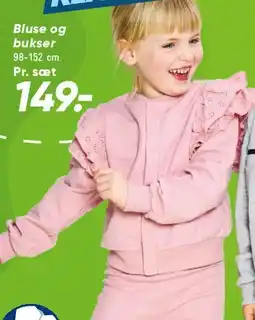 Bilka Bluse og bukser (pr. sæt) tilbud